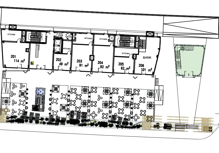 Retail - كمبوند روسيل سيتي المستقبل سيتي خالد صبري هولدينج - Rosail City Mostakbal City Compound