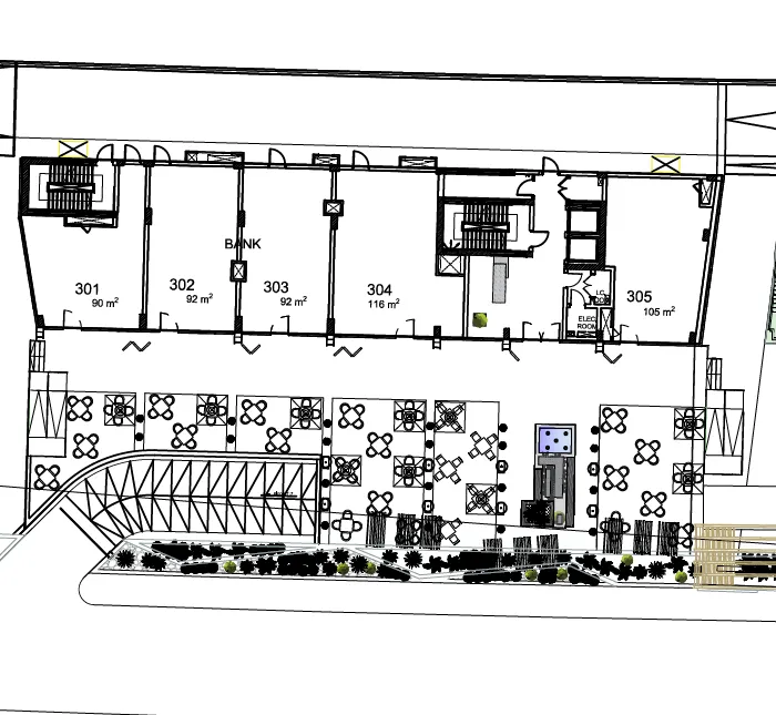 Retail - كمبوند روسيل سيتي المستقبل سيتي خالد صبري هولدينج - Rosail City Mostakbal City Compound