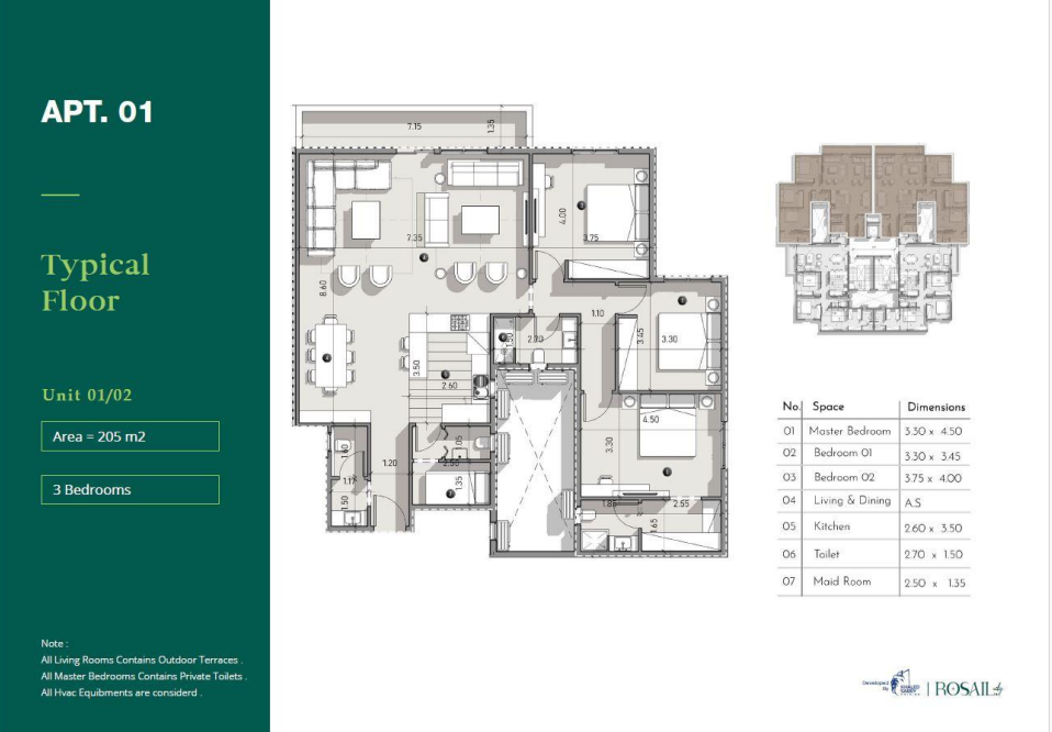 Floor Plan - Rosail City Mostakbal City Compound Khaled Sabry Holding