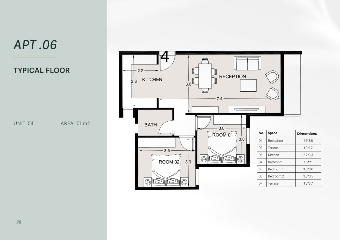 Floor Plan - Rosail City Mostakbal City Compound Khaled Sabry Holding