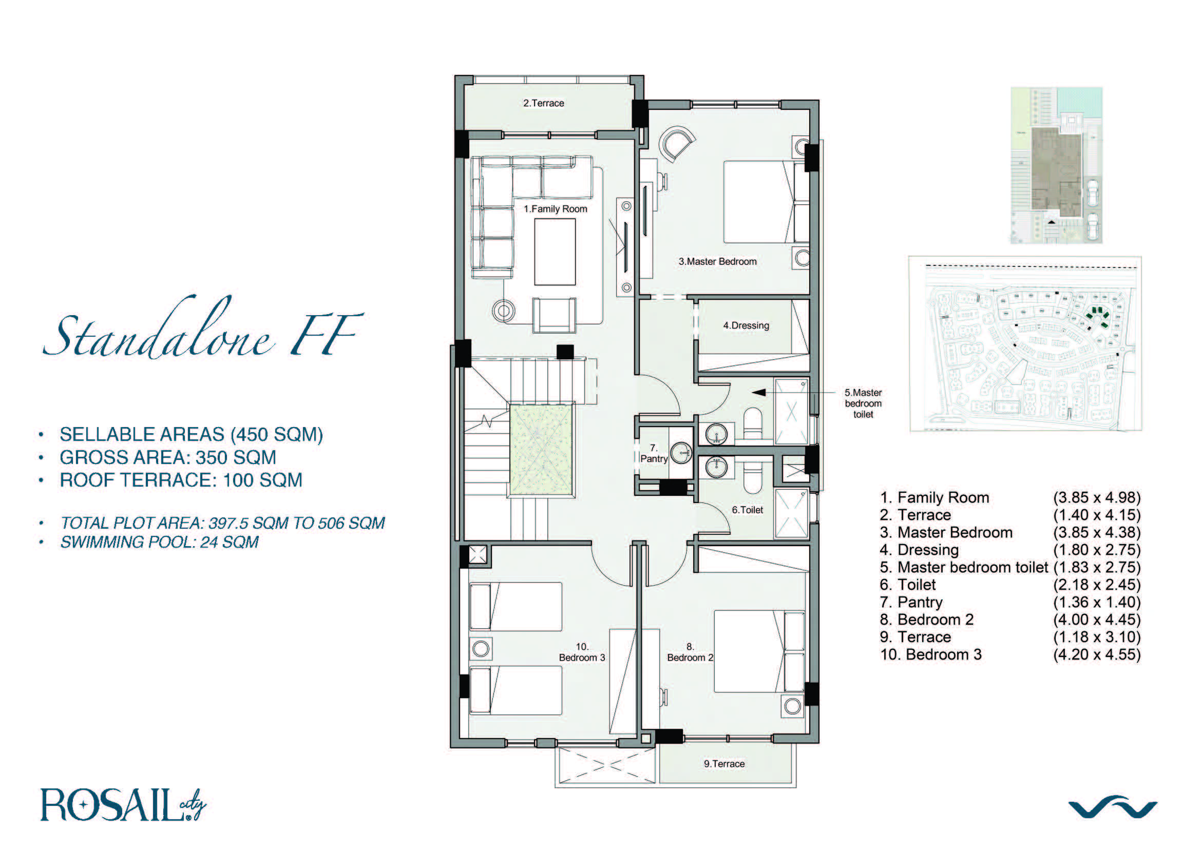 Plan 16 - Rosail City Mostakbal City Compound Khaled Sabry Holding