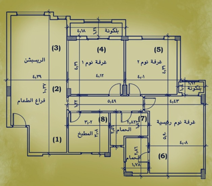 Floor Plan - Alca New Cairo Compound Saudi American Real Estate