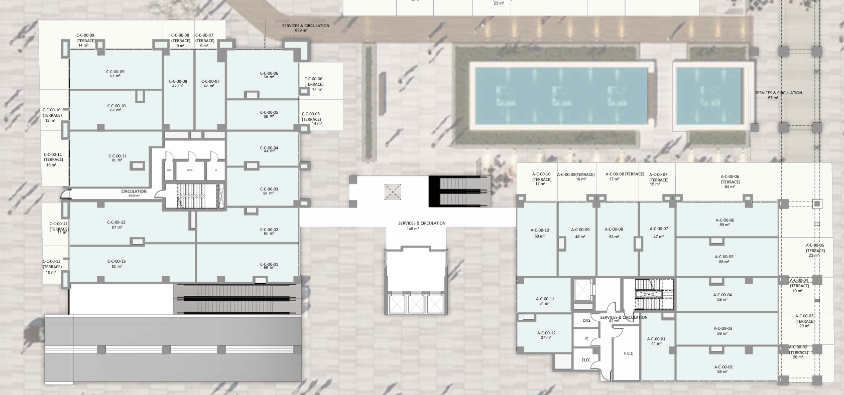 Floor Plan - Code New Capital Mall Jadeer Real Estate