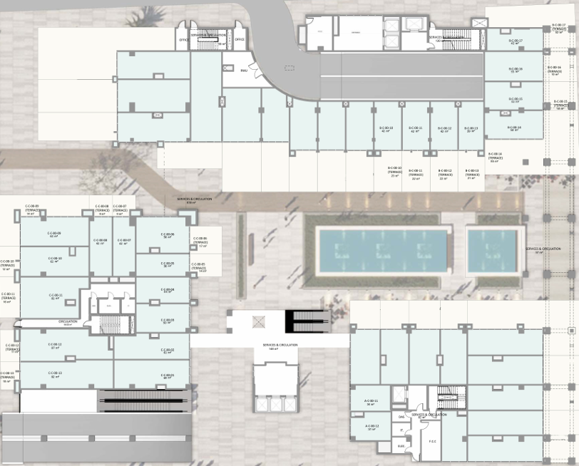 Floor Plan - Code New Capital Mall Jadeer Real Estate