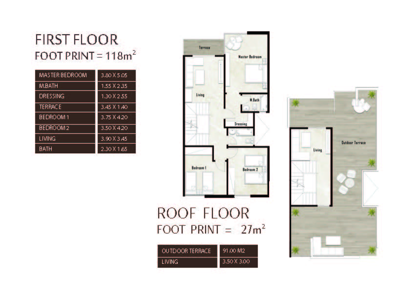 Floor Plan - كمبوند ذا ايت الشيخ زايد الجابري للتطوير العقاري - The 8 Al Sheikh Zayed Compound
