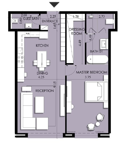 Floor Plan - Arkan Palm New Zayed Compound