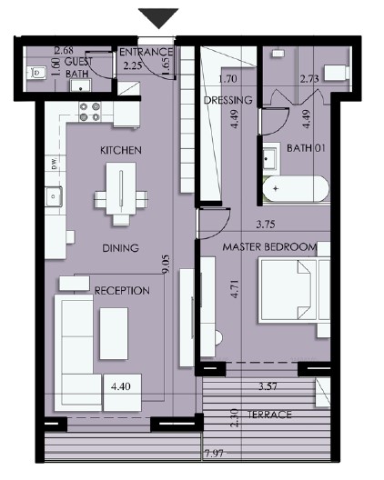 Floor Plan - Arkan Palm New Zayed Compound