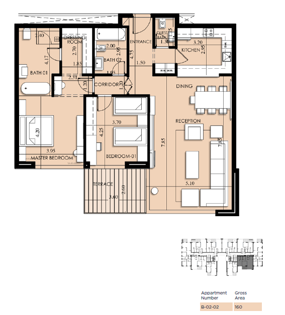 Plan 19 - Arkan Palm New Zayed Compound
