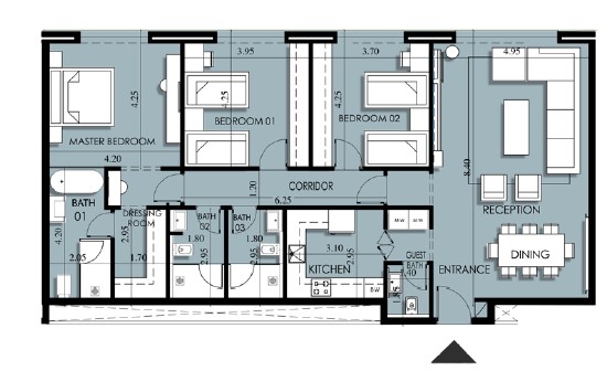 Plan 13 - Arkan Palm New Zayed Compound