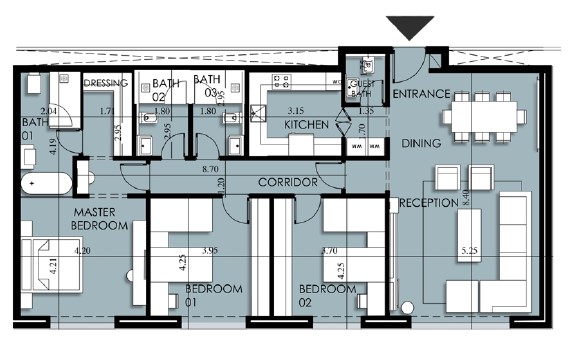 Plan 14 - Arkan Palm New Zayed Compound