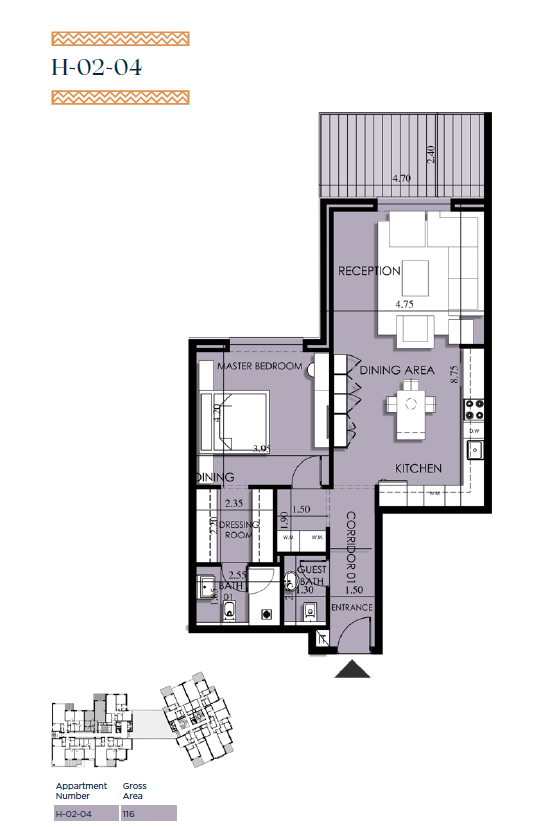 Plan 21 - Arkan Palm New Zayed Compound