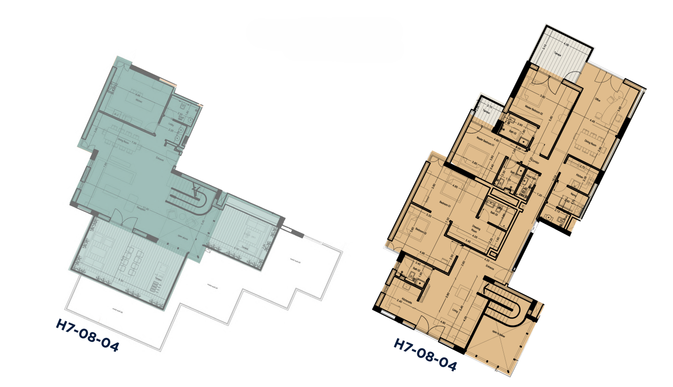 Floor Plan - كمبوند اركان بالم الشيخ زايد - Arkan Palm New Zayed Compound