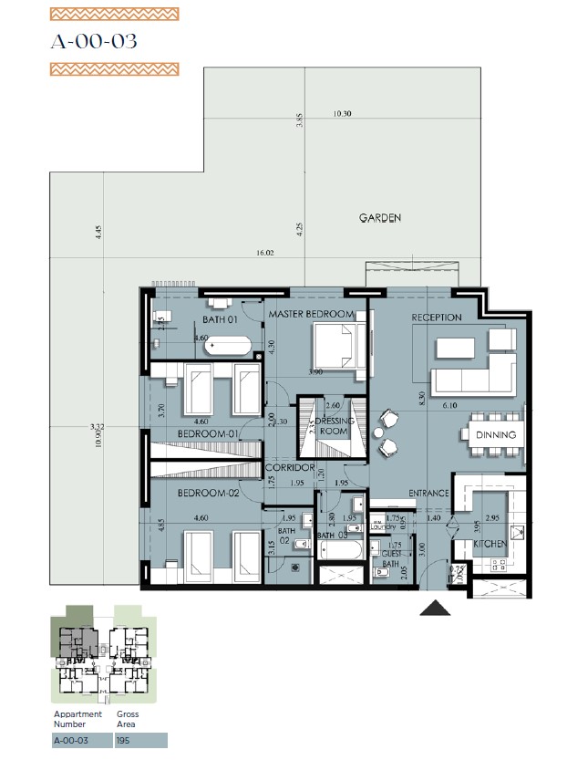 Plan 16 - Arkan Palm New Zayed Compound