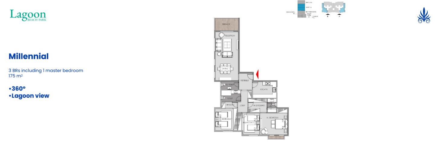 Floor Plan - Mountain View Lagoon Beach October Compound