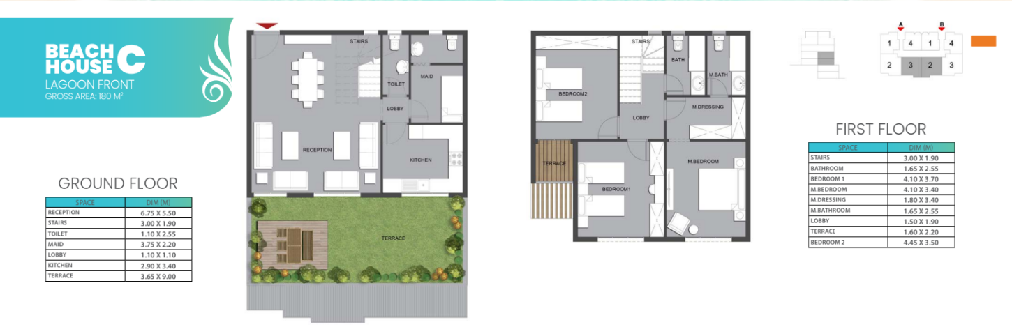 Floor Plan - Mountain View Lagoon Beach October Compound