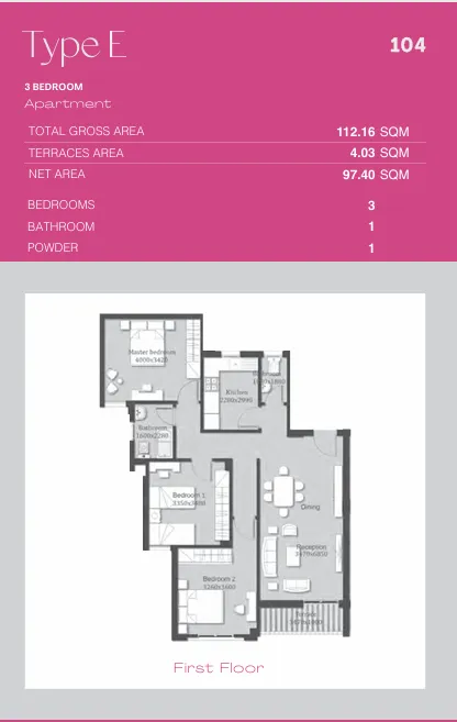 Apartment - كمبوند أشجار سيتي أكتوبر IGI للتطوير العقاري - Ashgar City October Compound