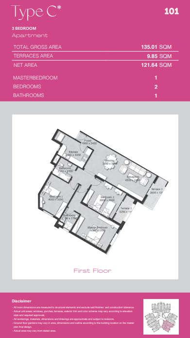 Plan 101 - Ashgar City October Compound IGI Real Estate