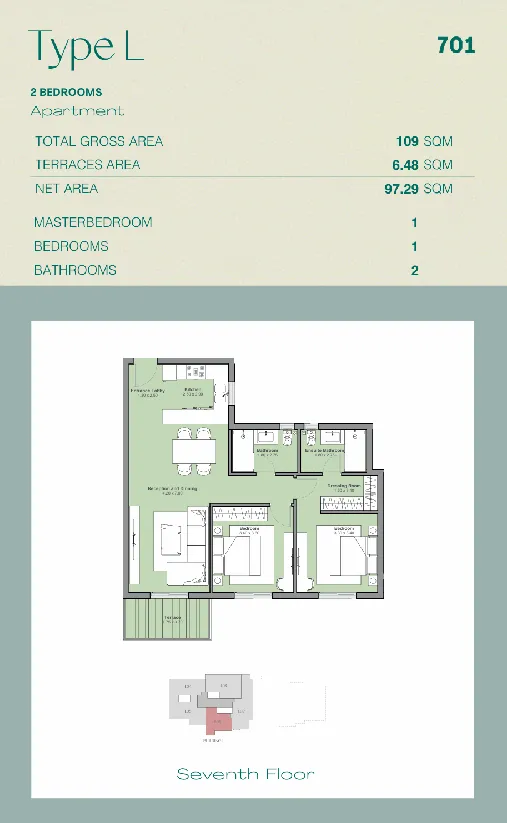 Apartment - كمبوند أشجار سيتي أكتوبر IGI للتطوير العقاري - Ashgar City October Compound