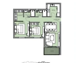 Apartment - كمبوند أشجار سيتي أكتوبر IGI للتطوير العقاري - Ashgar City October Compound