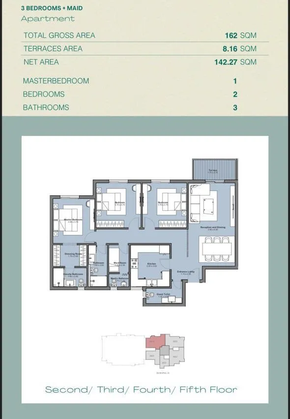 Apartment - كمبوند أشجار سيتي أكتوبر IGI للتطوير العقاري - Ashgar City October Compound