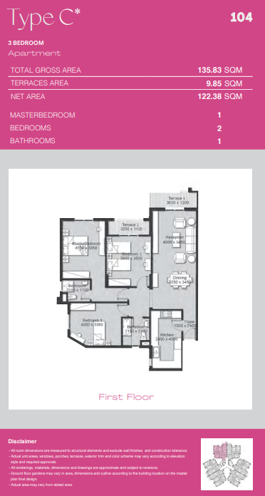 Plan 103 - Ashgar City October Compound IGI Real Estate