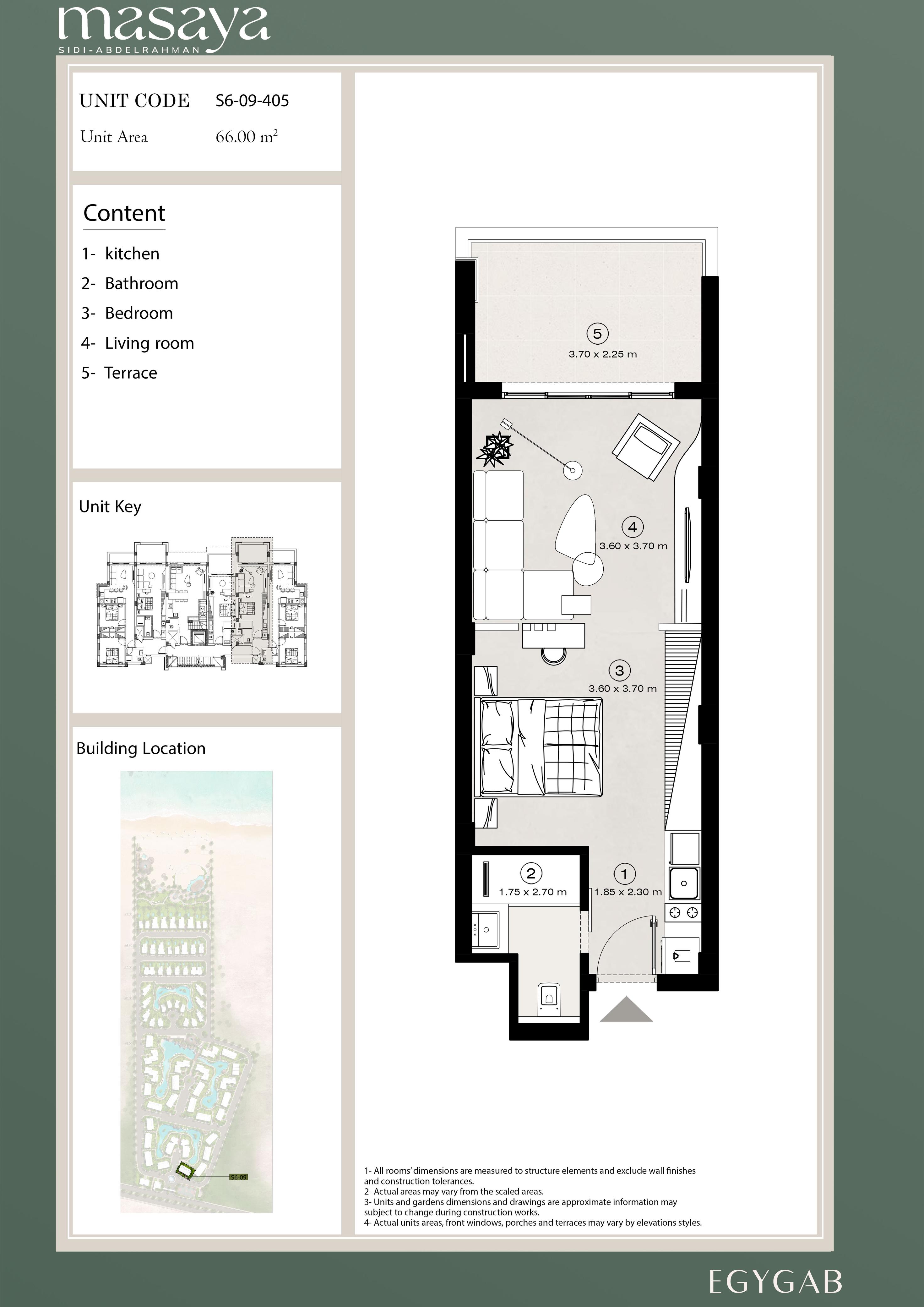 Floor Plan - قرية مسايا الساحل الشمالي ايجي جاب للتطوير العقاري - Masaya North Coast Village