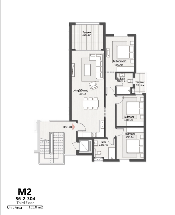 Floor Plan - قرية مسايا الساحل الشمالي ايجي جاب للتطوير العقاري - Masaya North Coast Village