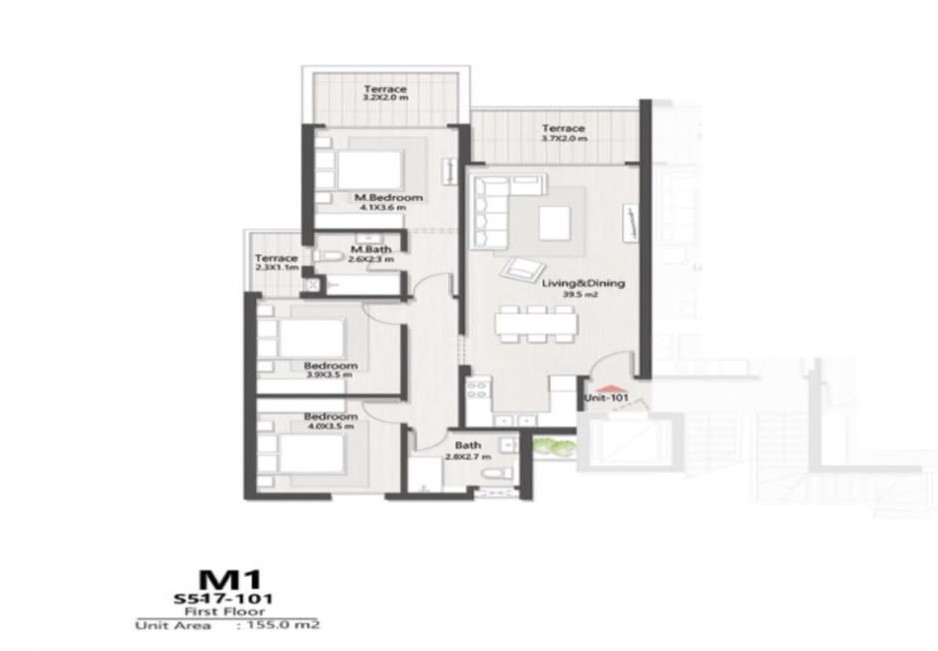 Floor Plan - Masaya North Coast Village EGYGAB Developments