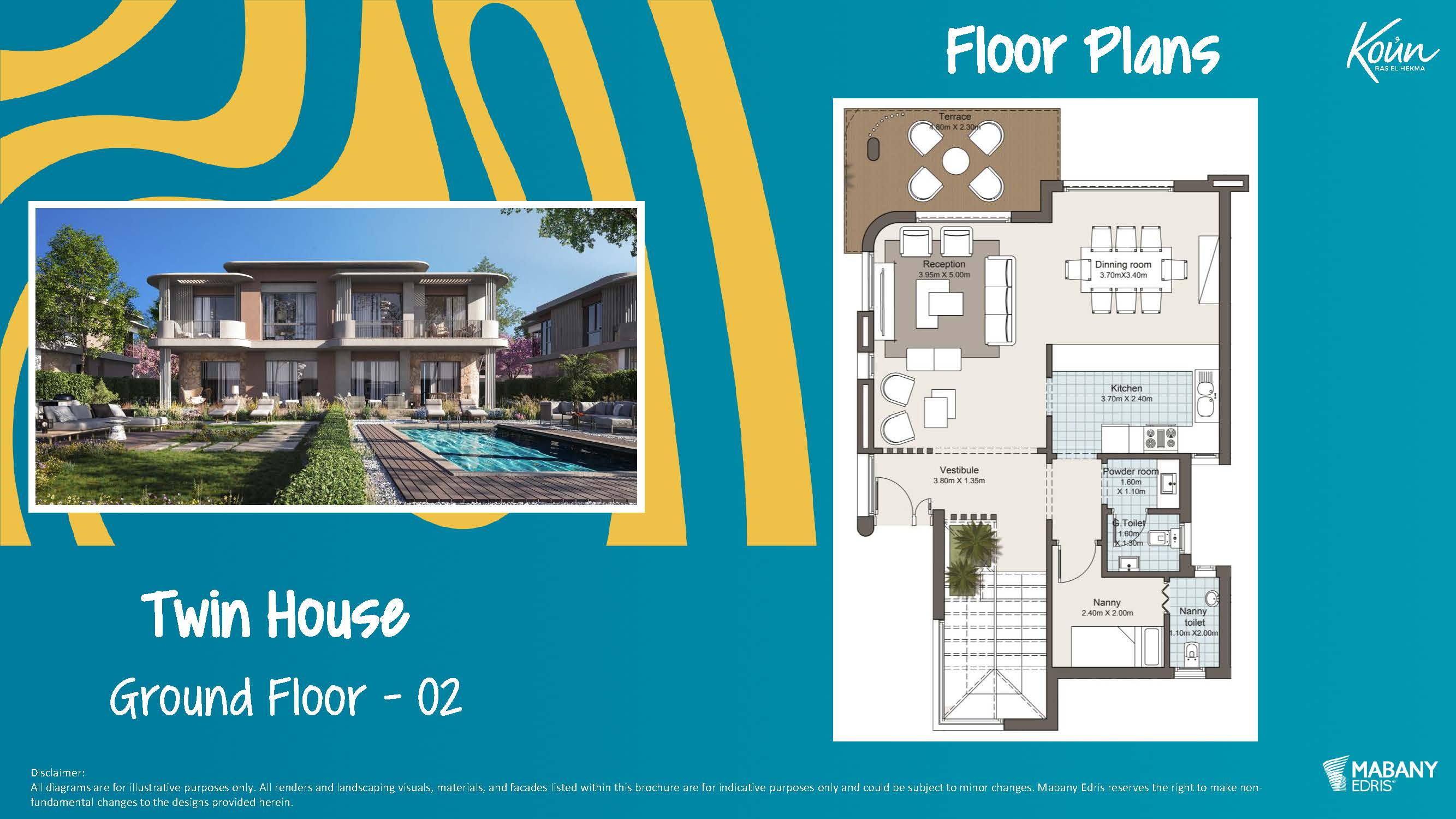 Floor Plan - كون رأس الحكمة مباني أدريس للتطوير العقاري - Koun Ras El Hikma