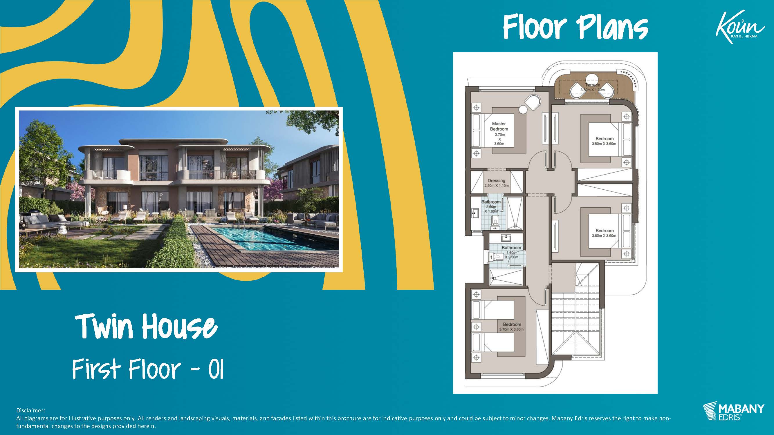 Floor Plan - كون رأس الحكمة مباني أدريس للتطوير العقاري - Koun Ras El Hikma