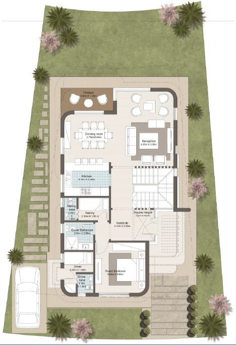 Floor Plan - كون رأس الحكمة مباني أدريس للتطوير العقاري - Koun Ras El Hikma