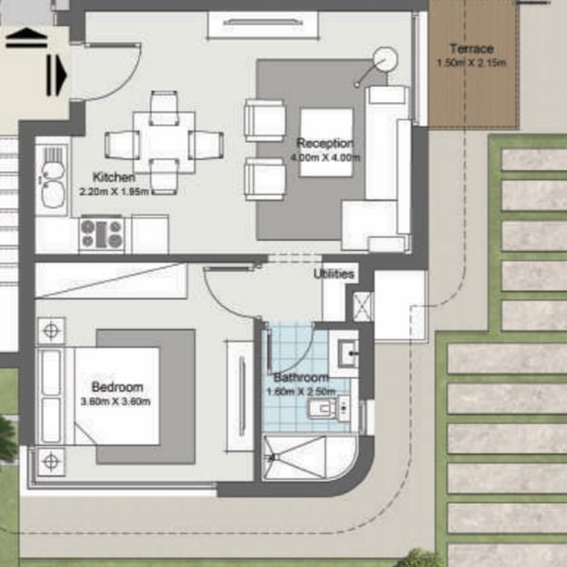 Floor Plan - كون رأس الحكمة مباني أدريس للتطوير العقاري - Koun Ras El Hikma