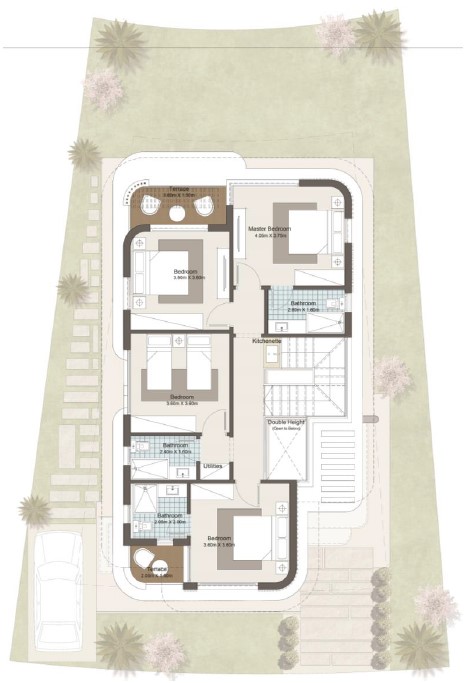 Floor Plan - كون رأس الحكمة مباني أدريس للتطوير العقاري - Koun Ras El Hikma
