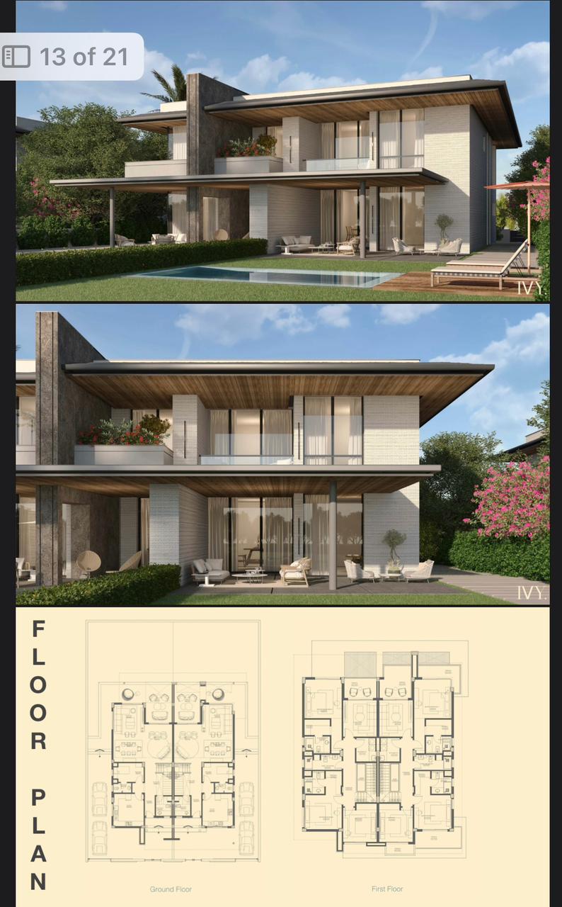 Floor Plan - IVY New Zayed Compound New Giza Real Estate
