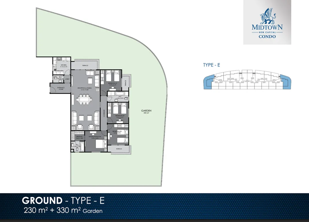 Apartment - Midtown Condo New Capital location