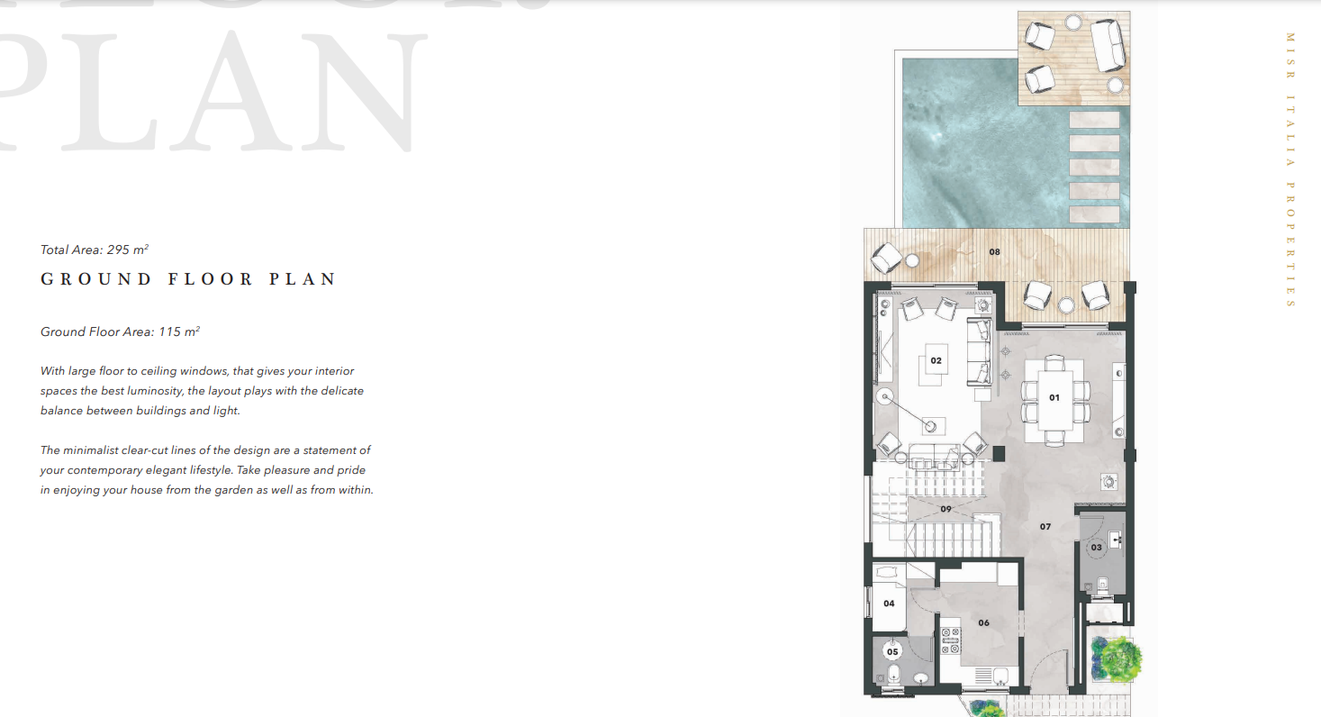 Floor Plan - استثمر أموالك بثقة وبأرخص اسعار فلل فينشي العاصمه الاداريه واضمن نجاح مشروعك