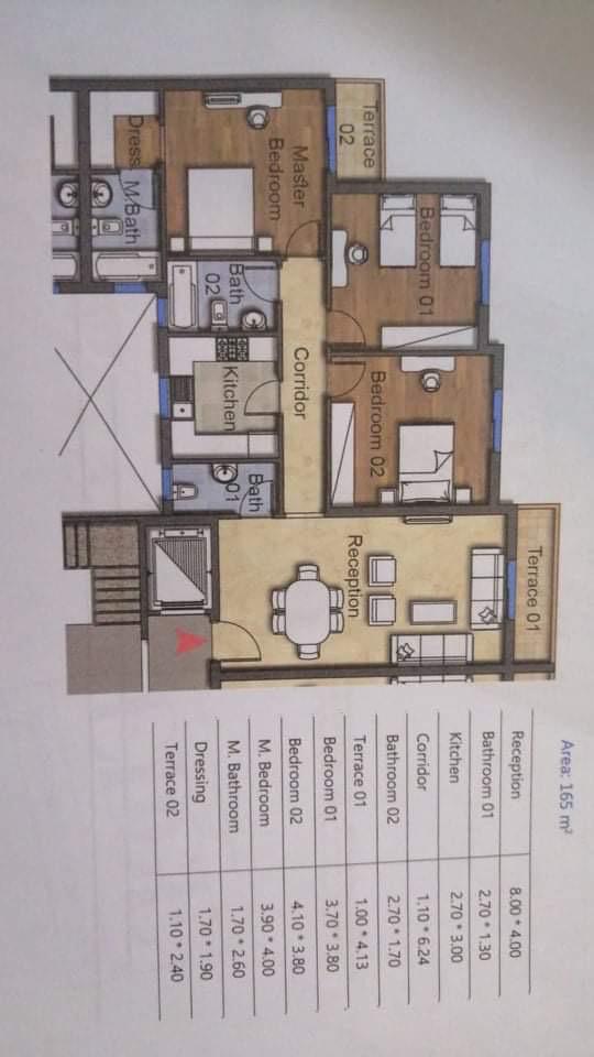 Floor Plan - Explore the exceptional prices and spaces of Oia Compound New Administrative Capital and own your unit in the most luxurious neighborhoods of New Administrative Capital