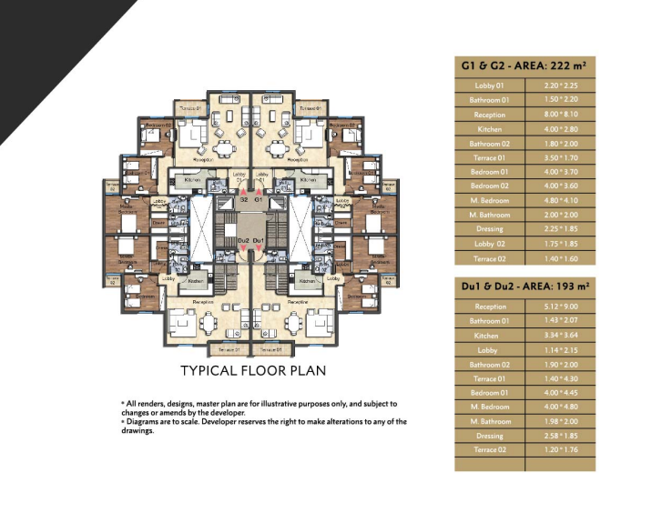 Floor Plan - Choose the meter price in Oia Compound New Administrative Capital as your best real estate investment