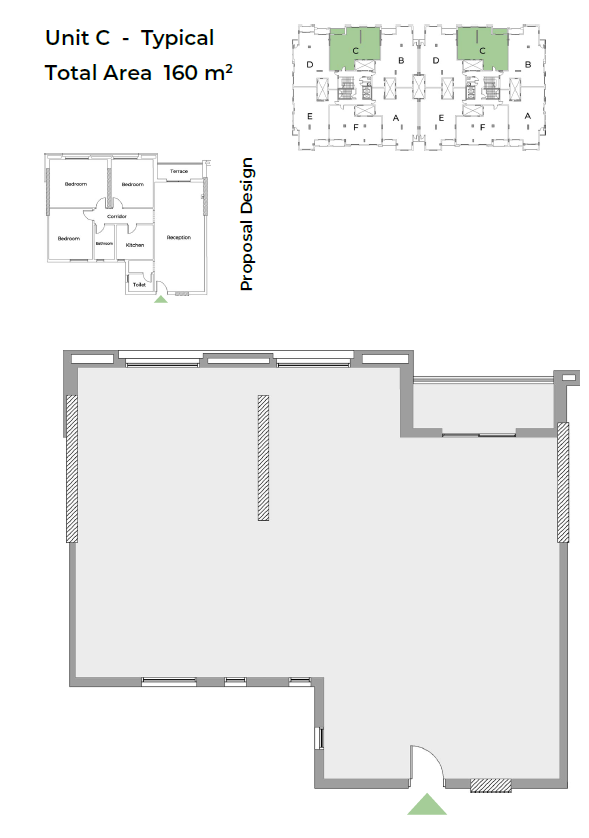 Floor Plan - An instant is all you need to book your unit now, and start investing your money [the best price per square meter in Capital Heights 1, the New Capital