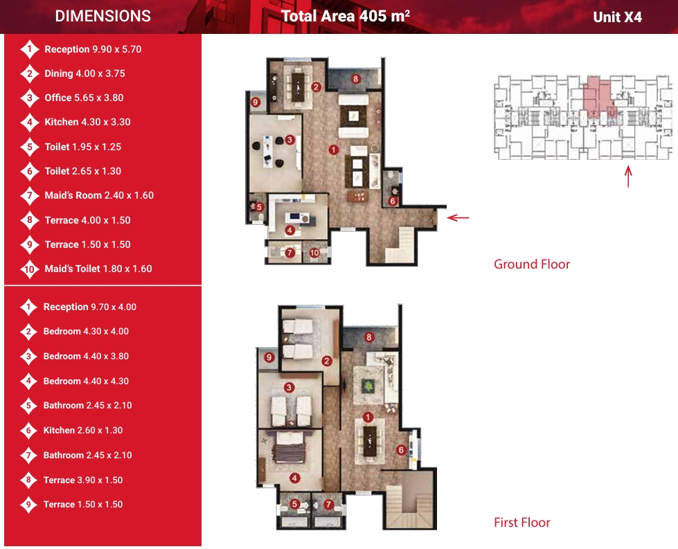 Floor Plan - Do not waste time and book apartments for sale in Capital Heights 1 New Capital, to enjoy many services and features.