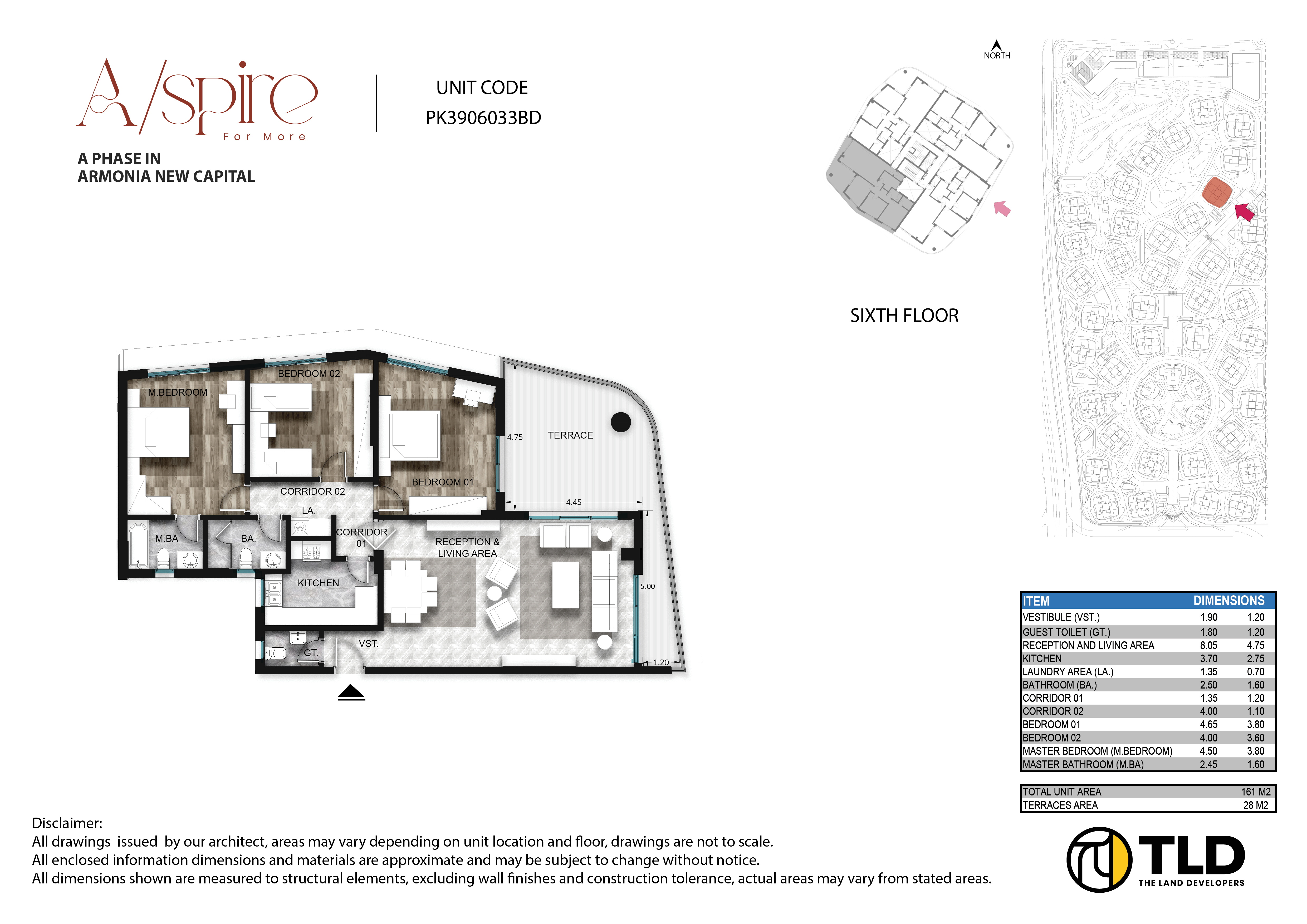 Floor Plan - Do not waste time and book apartments for sale in Armonia Compound, to enjoy many services and features
