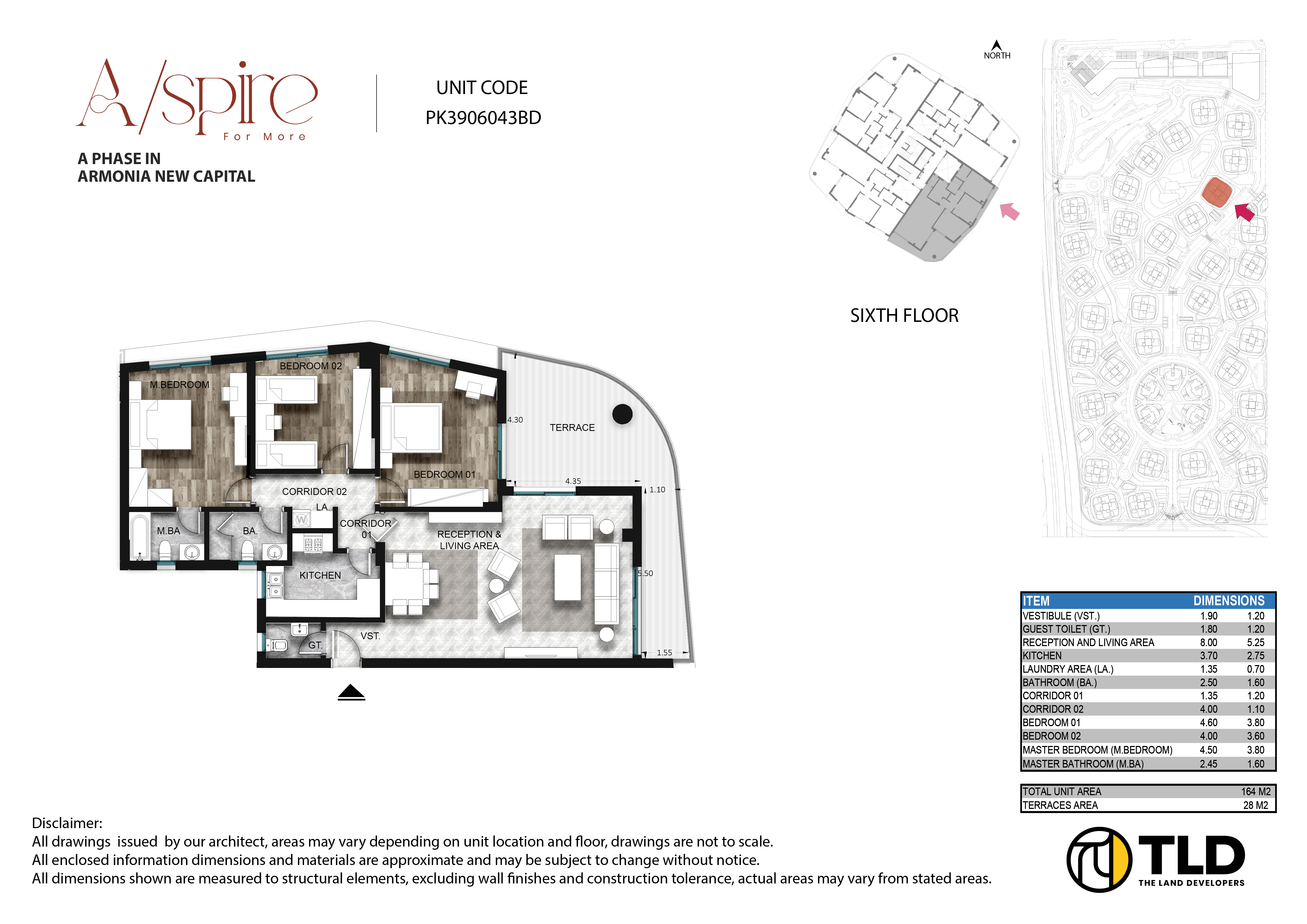 Floor Plan - Do not waste time and book apartments for sale in Armonia Compound, to enjoy many services and features