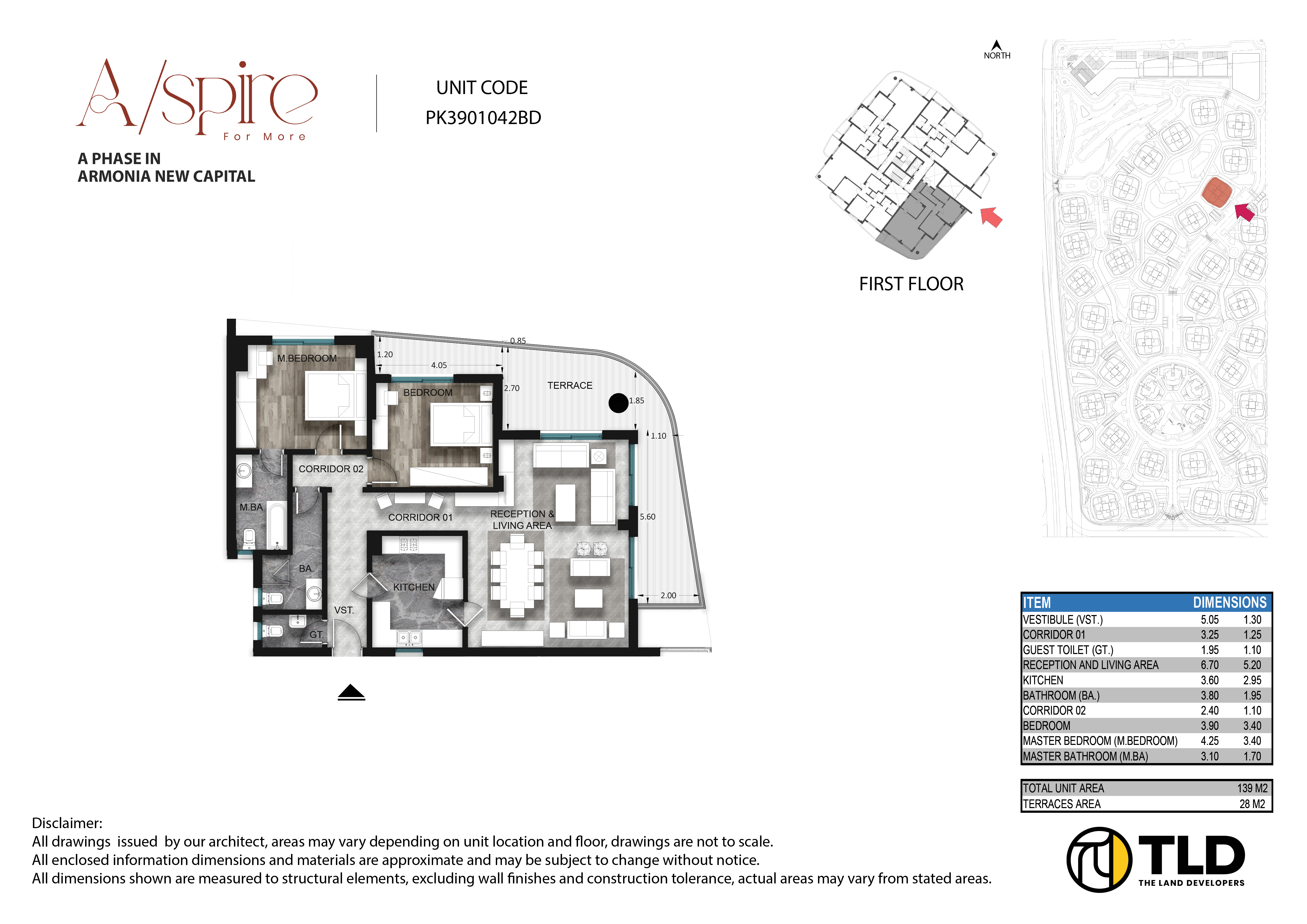 Floor Plan - You will enjoy the picturesque nature and the cheapest price per square meter in Armonia New Administrative Capital