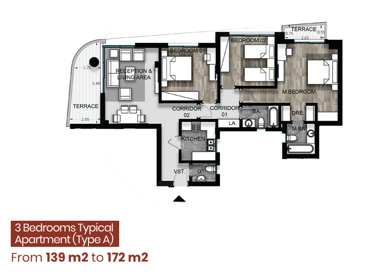 Floor Plan - Do not delay, as the ideal life you long for is now in your hands in villas for sale in Armonia New Capital