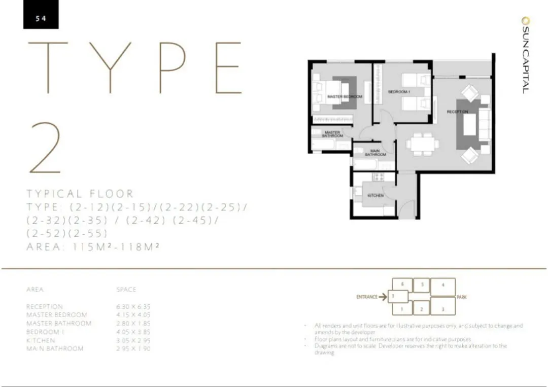 Apartment - Start your investment activity in the largest apartments for sale in Serrano New Administrative Capital