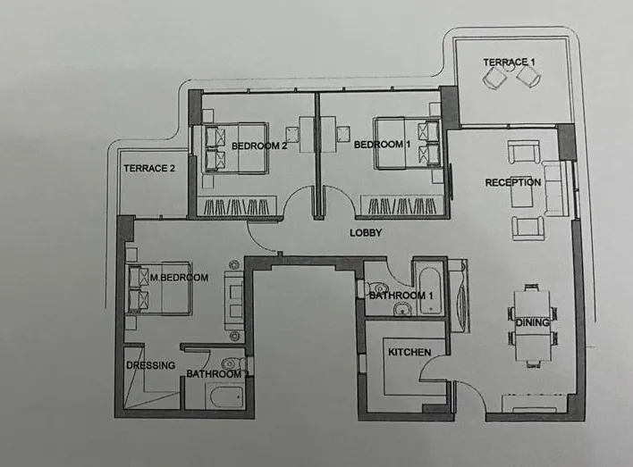 Apartment - Start your investment activity in the largest apartments for sale in Serrano New Administrative Capital
