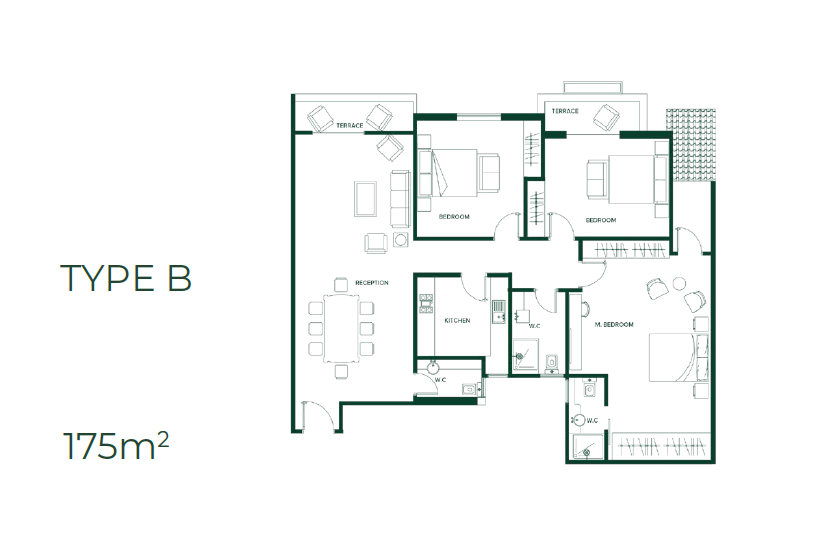 Floor Plan - Reserving your unit at the best price per square meter in Catalan New Administrative Capital, is your next step