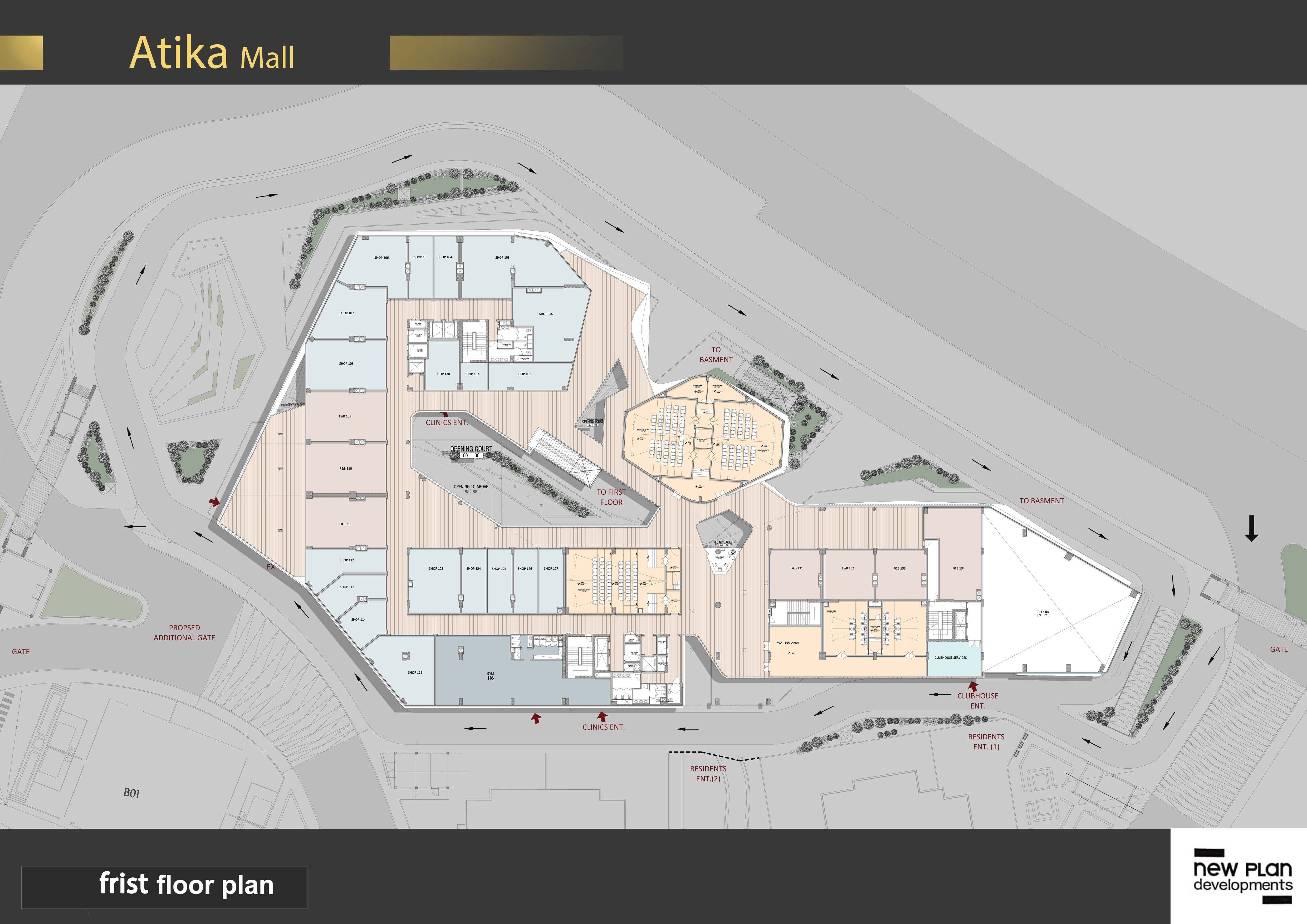 Floor Plan - Book your unit now in the most luxurious areas of New Administrative Capital, within Attica Apartments New Administrative Capital