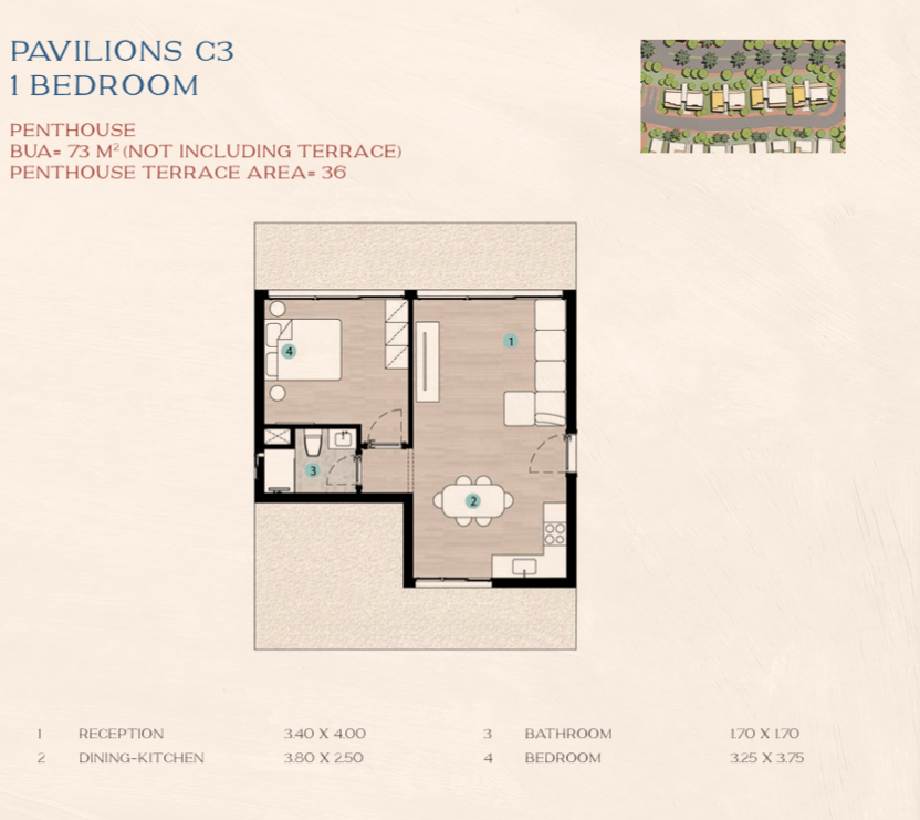 Plan 38 - Azha North Coast Village Madar Real Estate