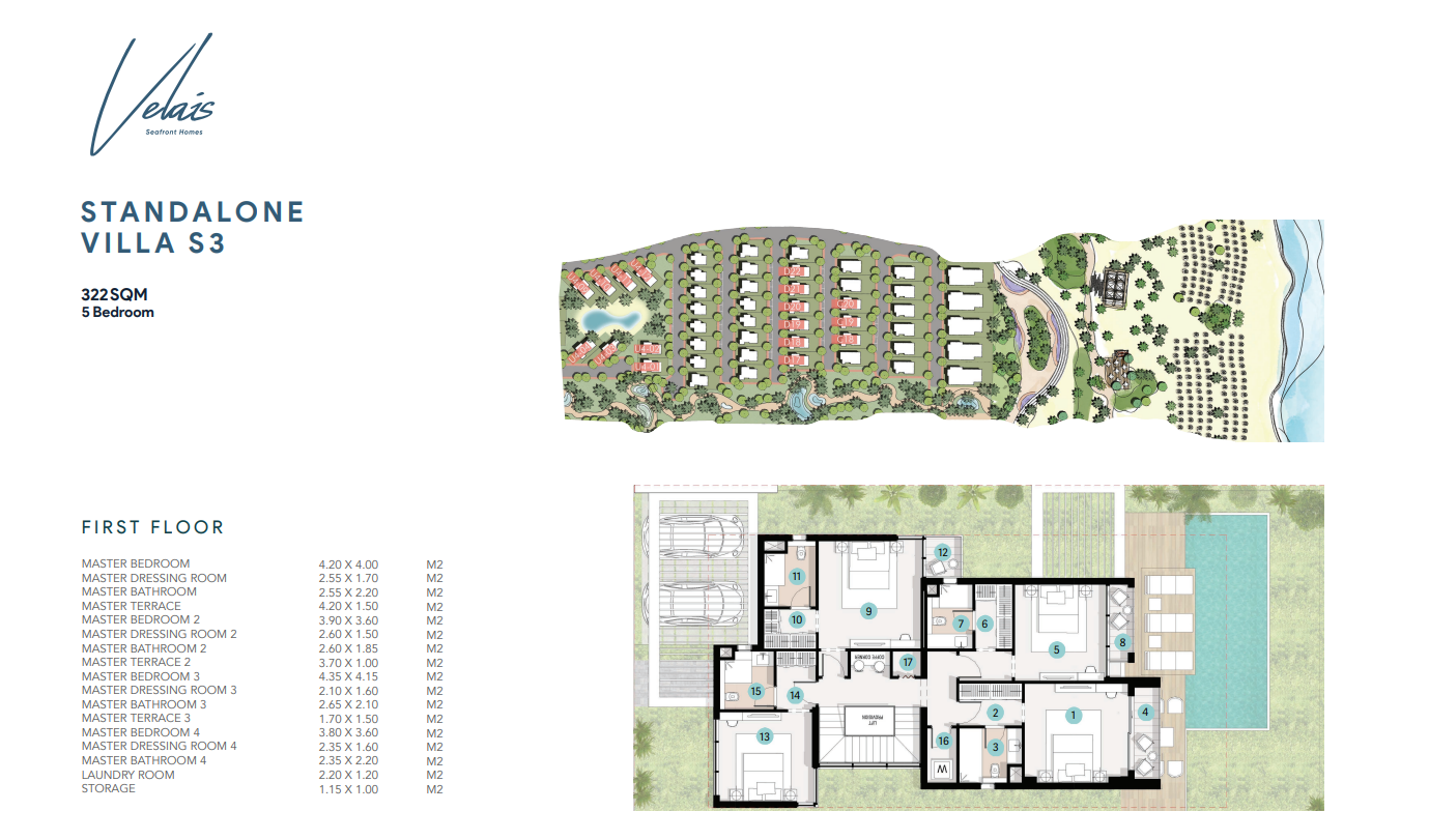 Floor Plan - قرية أزها الساحل الشمالي مدار للتطوير العقاري - Azha North Coast Village